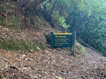 Washout sign